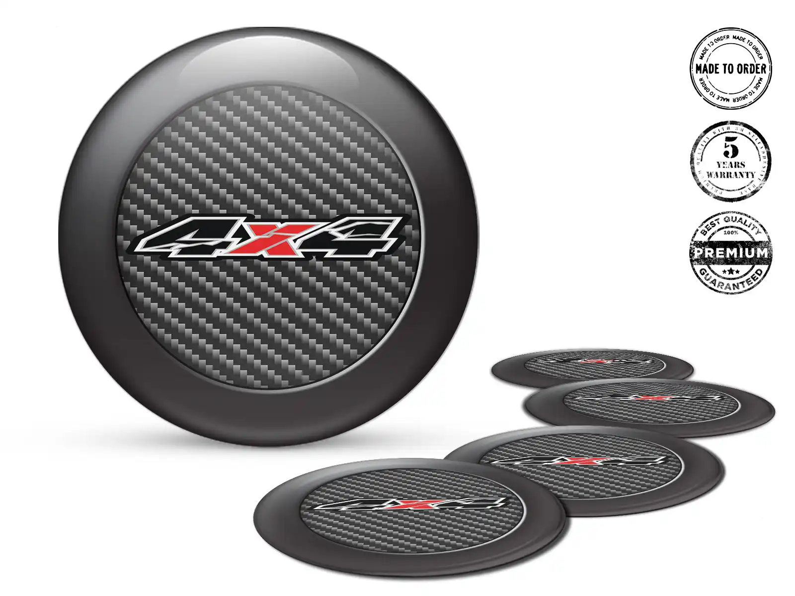 Hub Cap Sticker Design Stylish Dome Labels
